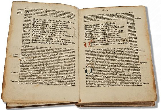 Inkunabel von 1490 aus der Jachmann-Bibliothek